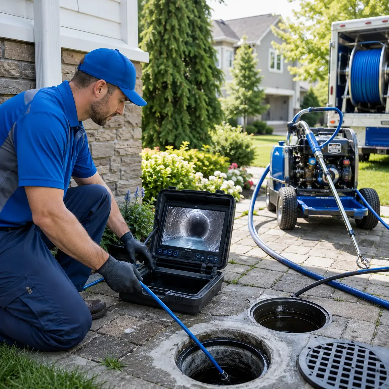 Outdoor drain cleaning professionals serving Benton, LA