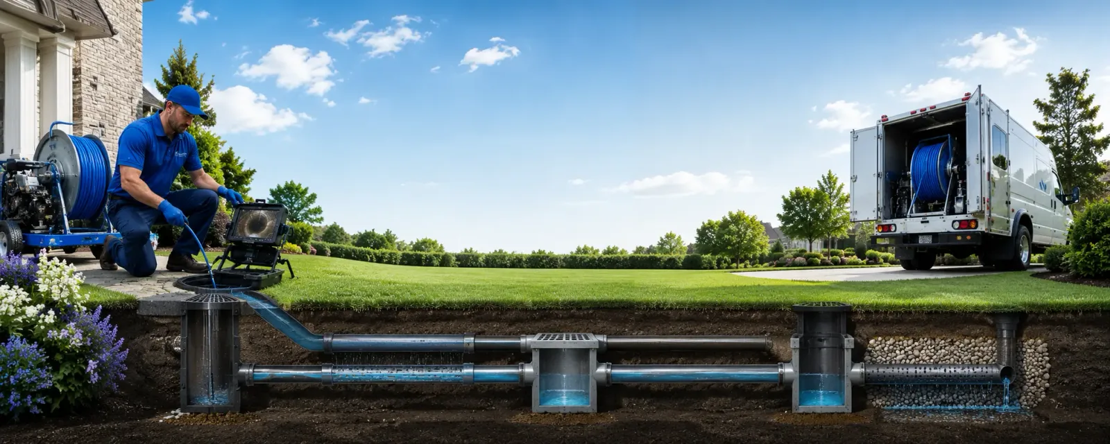 Outdoor drain cleaning information for Benton, LA